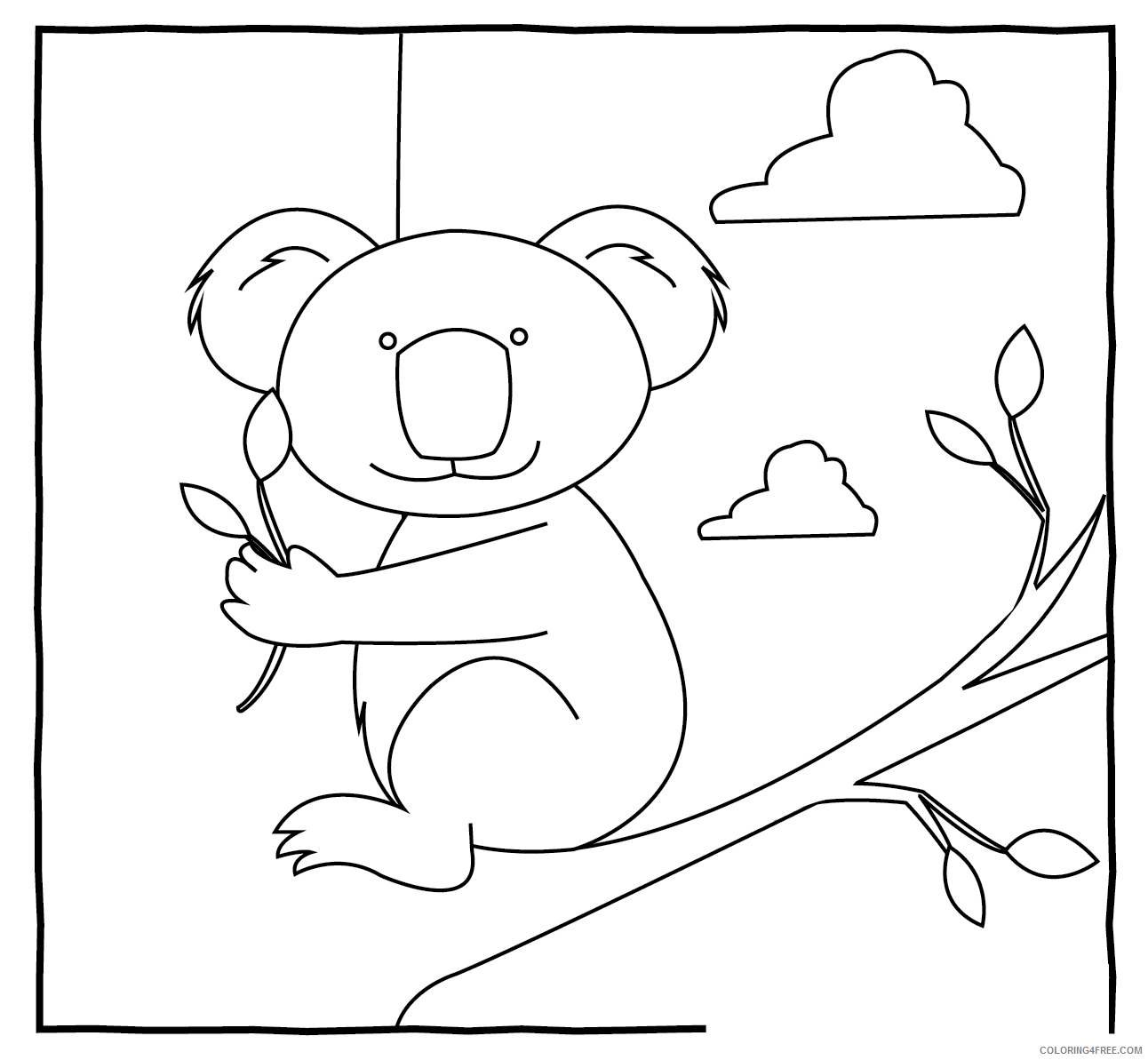 Australia Pictures for Kids Printable Sheets Australian Animals Colouring Brisbane 2021 a 3637 Coloring4free