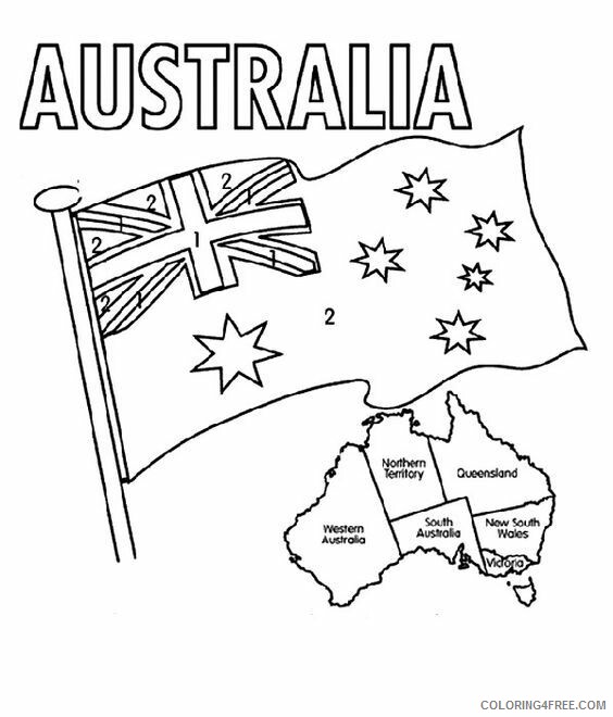 Australia Pictures for Kids Printable Sheets The Australian Flag Flying Day 2021 a 3656 Coloring4free