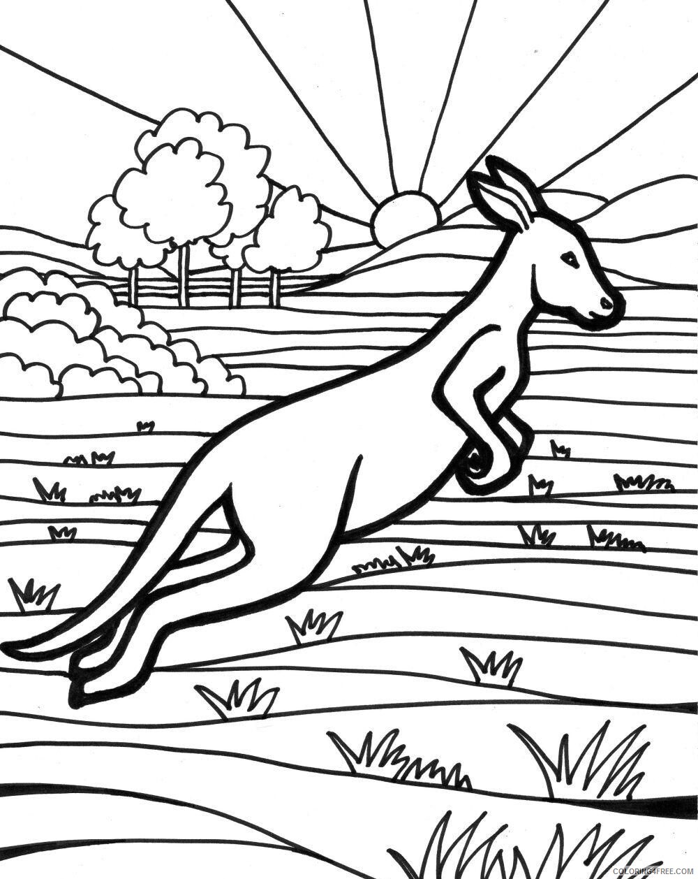 Australia Pictures for Kids Printable Sheets australia Free online 2021 a 3635 Coloring4free
