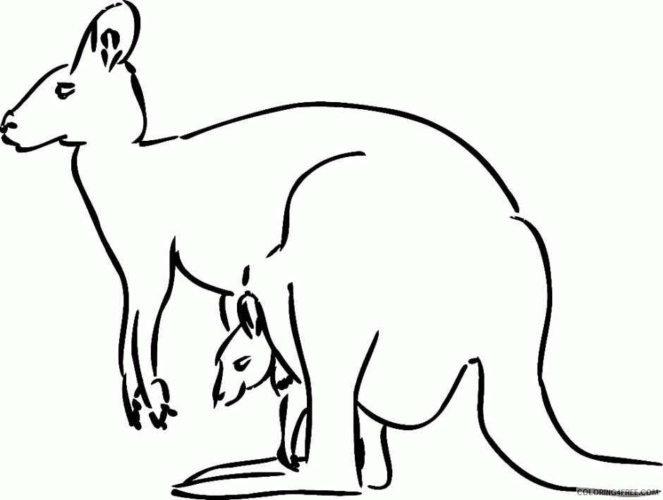 Australian Animals Coloring Pages Printable Sheets Free Australian Animals 2021 a 3663 Coloring4free