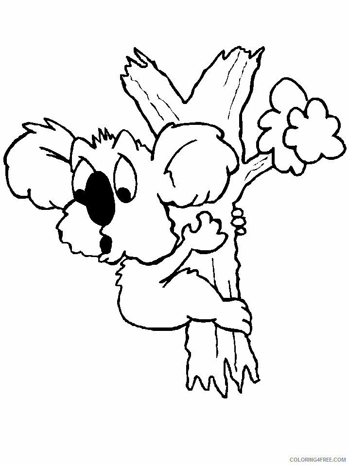 Australian Coloring Pages Printable Sheets Page Place Animal Coloring 2021 a 3669 Coloring4free