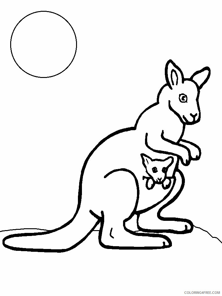 Australian Coloring Pages Printable Sheets Page Place Animal Coloring 2021 a 3670 Coloring4free