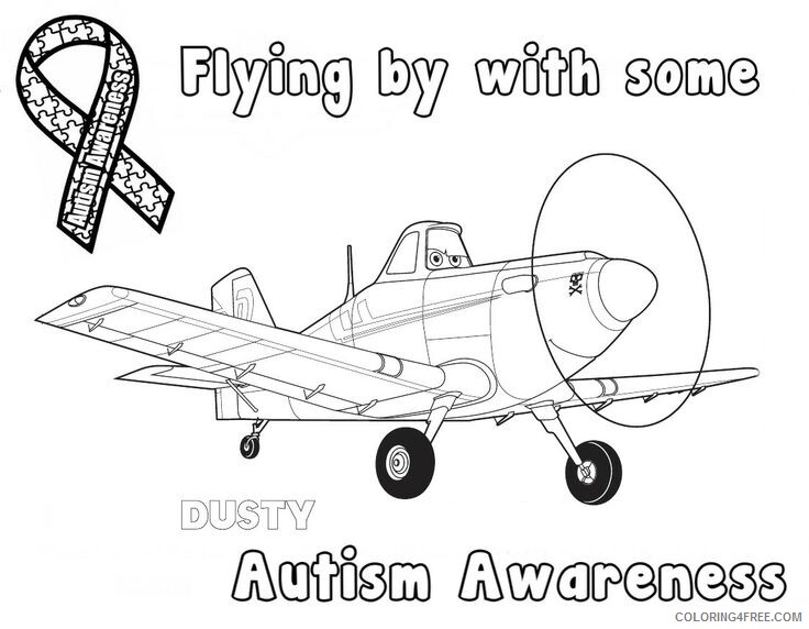 Autism Awareness Coloring Pages Printable Sheets Autism Awareness Page 2 2021 a 3682 Coloring4free