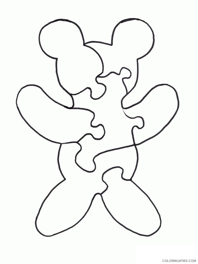 Autism Puzzle Piece Coloring Page Printable Sheets Jigsaw Animal Puzzles 2021 a 3704 Coloring4free