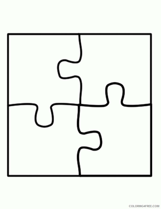 Autism Puzzle Piece Coloring Page Printable Sheets Printable 2021 a 3703 Coloring4free
