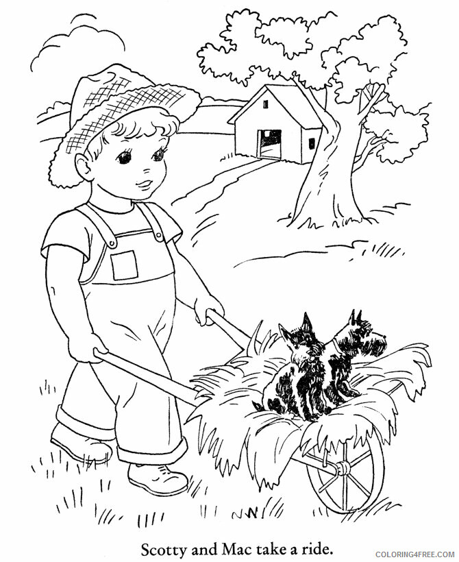 Autumn Coloring Pages Free Printable Sheets Fall Kids Hay 2021 a 3843 Coloring4free