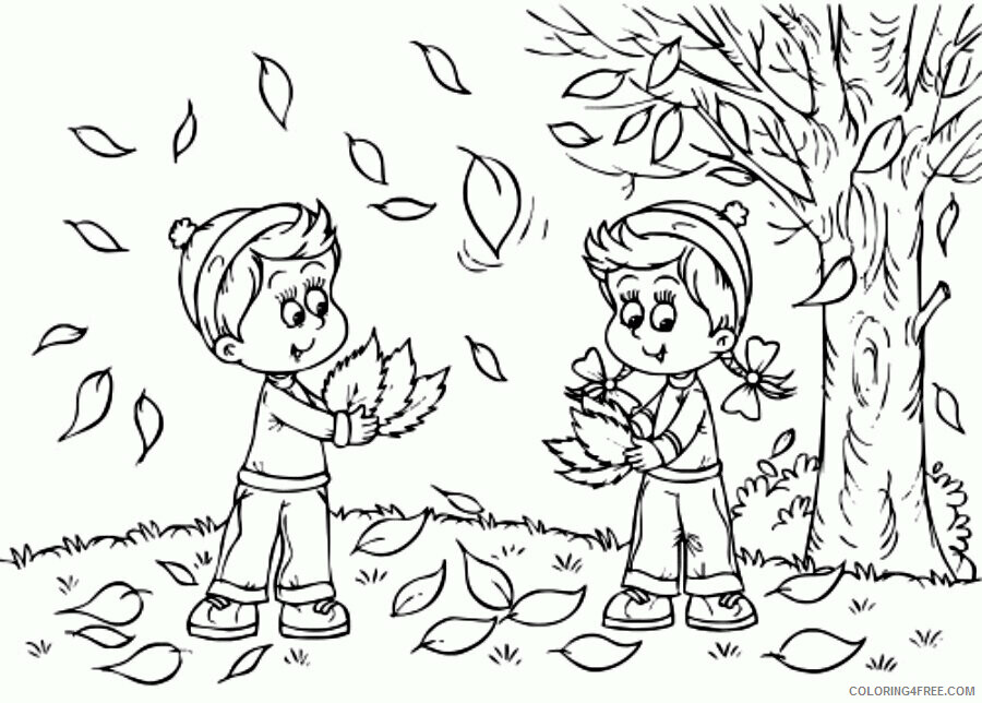 Autumn Coloring Pages for Preschoolers Printable Sheets Autumn Leaves For 2021 a 3815 Coloring4free