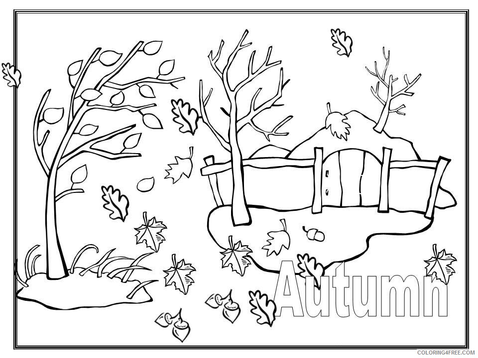 Autumn Coloring Pages for Preschoolers Printable Sheets fox for preschoolers 2021 a 3826 Coloring4free