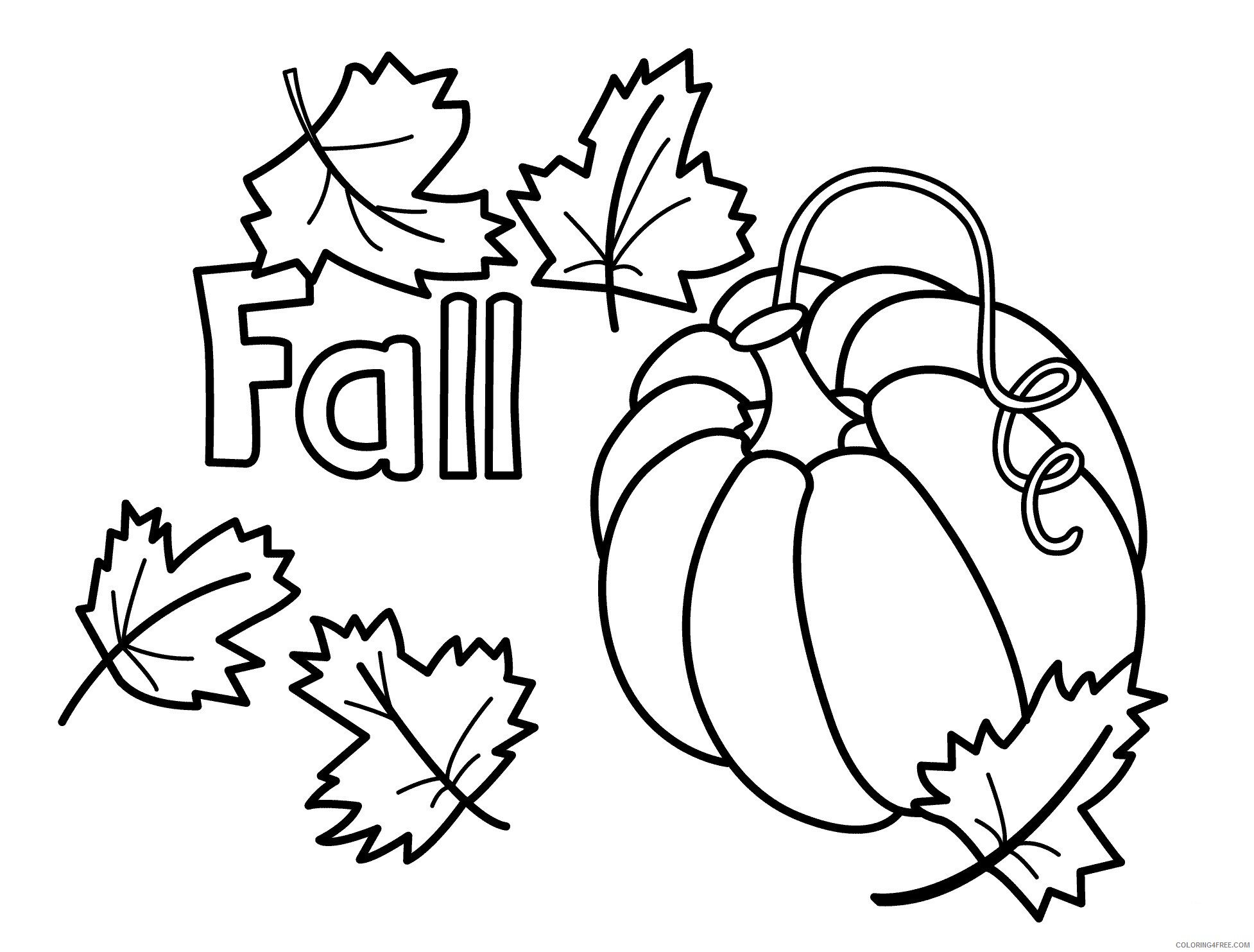 Autumn Coloring Pages for Preschoolers Printable Sheets large free toddler 2021 a 3829 Coloring4free