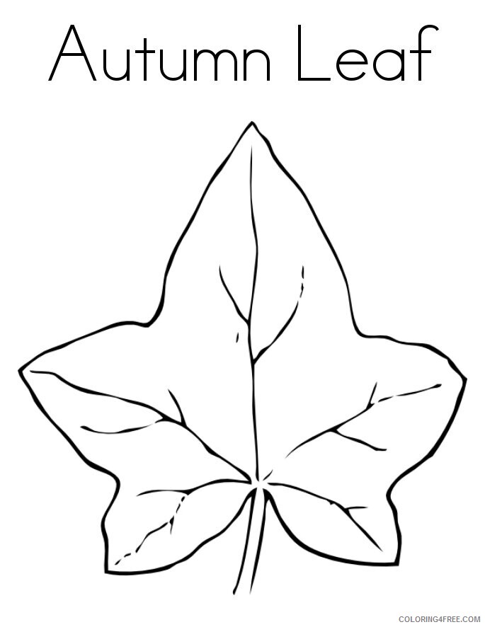 Autumn Leaf Coloring Page Printable Sheets Autumn Leaf Page Twisty 2021 a 3918 Coloring4free