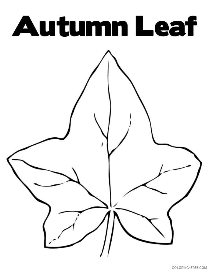 Autumn Leaves Coloring Page Printable Sheets Leaf color for miz Colouring 2021 a 3975 Coloring4free