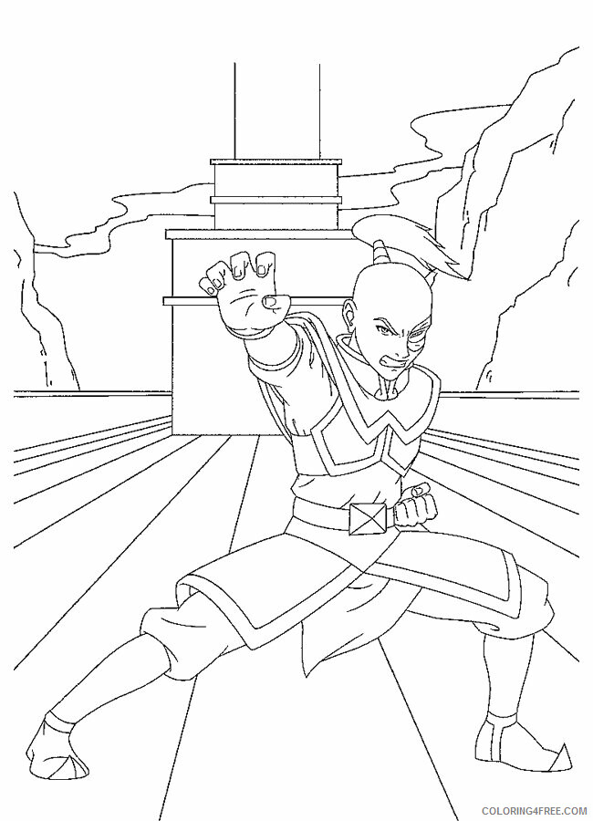 Avatar Coloring Page Printable Sheets Avatar 999 3 2021 a 4013 Coloring4free