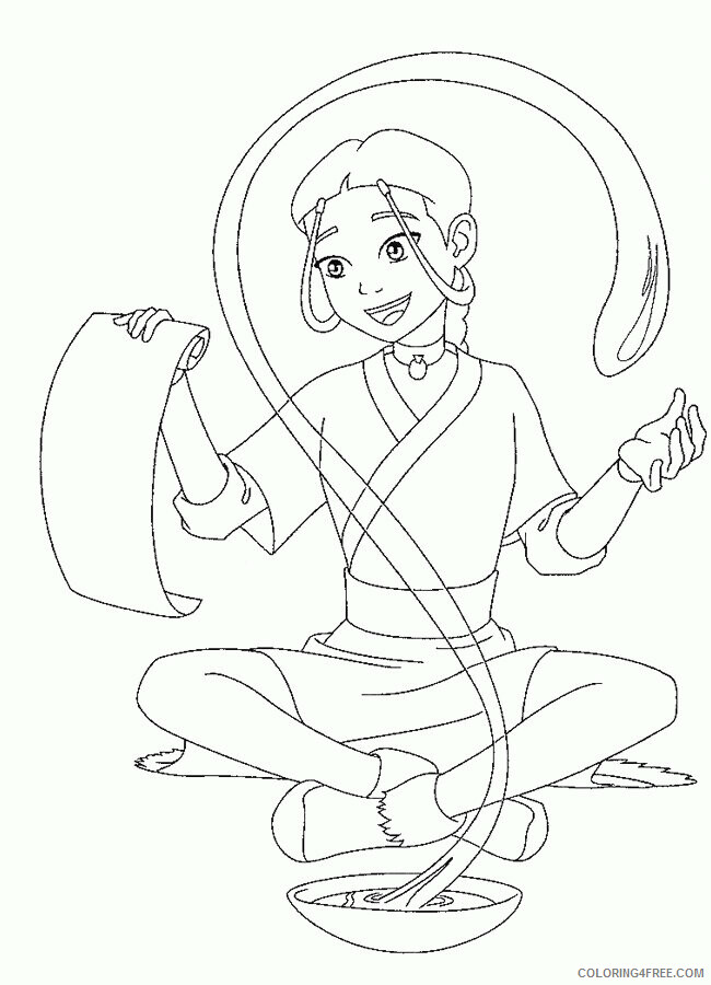 Avatar Last Airbender Coloring Pages Printable Sheets Avatar 6 Free Coloring 2021 a 4046 Coloring4free