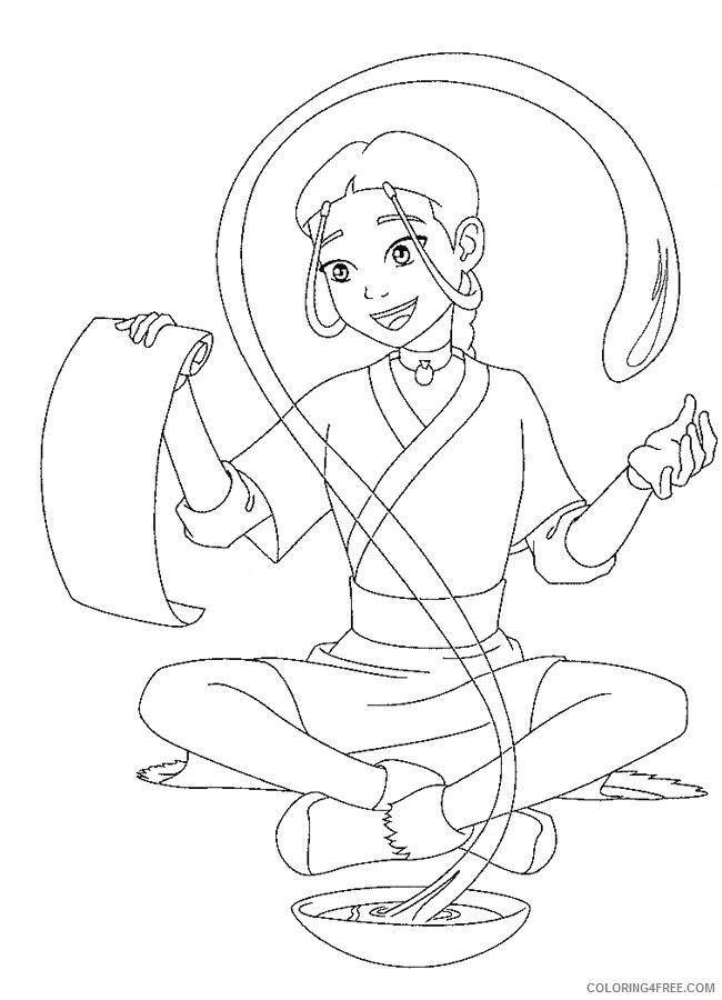 Avatar Last Airbender Coloring Pages Printable Sheets Avatar The Last Airbender 2021 a 4044 Coloring4free