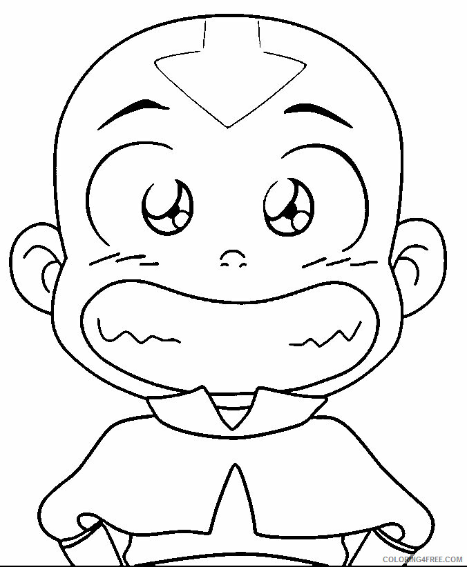 Avatar Legend of Korra Coloring Pages Printable Sheets Aang 2021 a 4063 Coloring4free