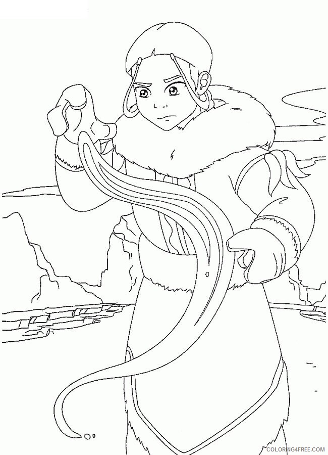 Avatar Legend of Korra Coloring Pages Printable Sheets Avatar The Last 2021 a 4051 Coloring4free