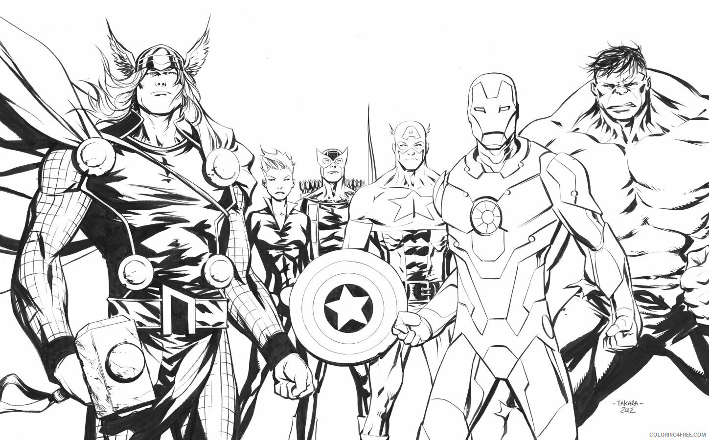 Avengers Coloring Pages to Print Printable Sheets avengers Google Search 2021 a 4157 Coloring4free