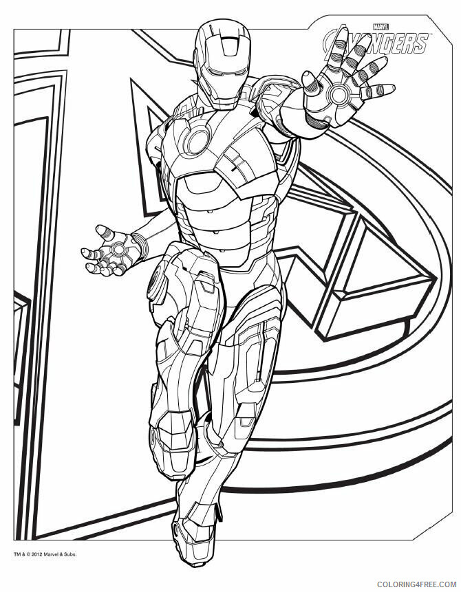 Avengers Coloring Pages to Print Printable Sheets avengers to print 1 jpg 2021 a 4167 Coloring4free