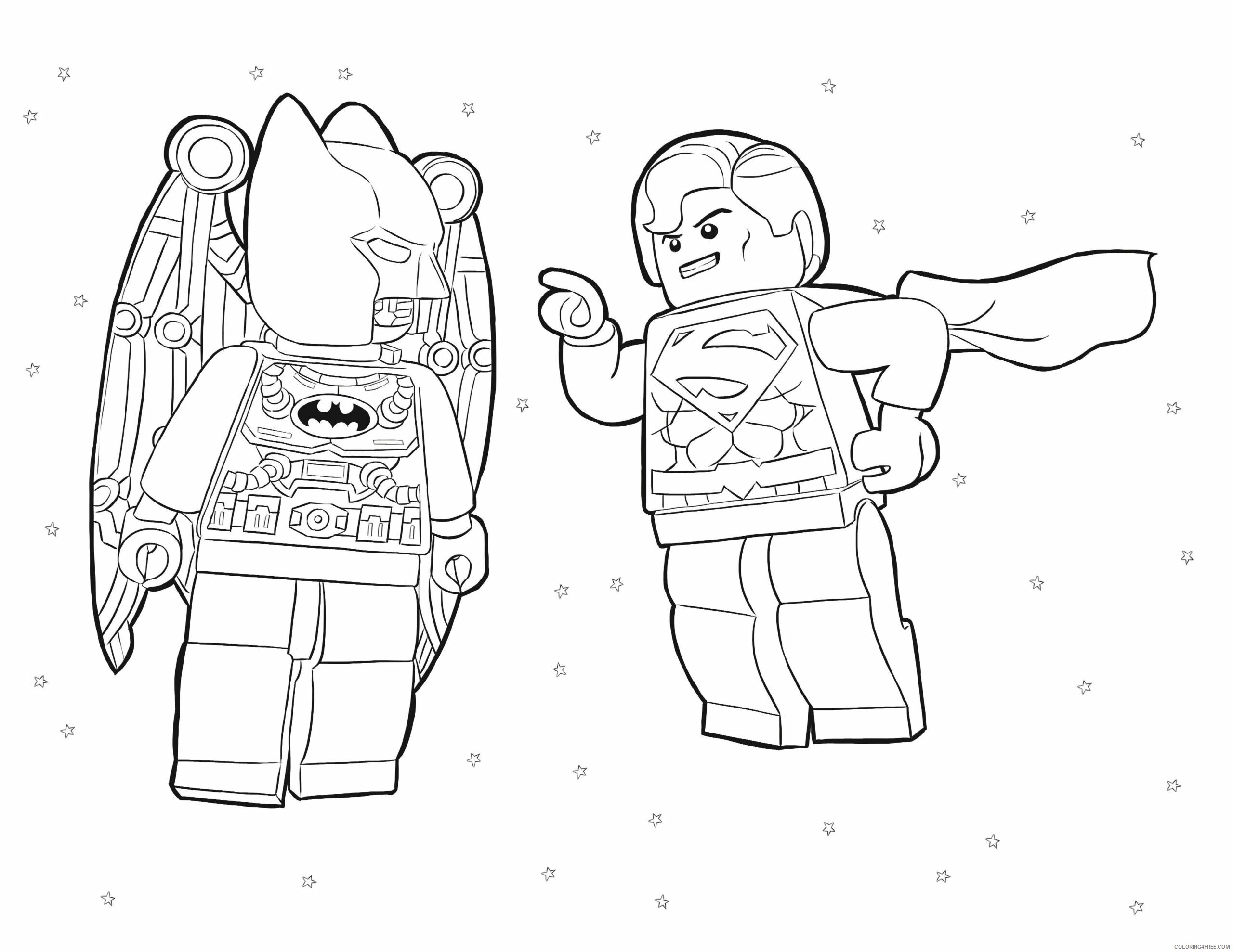 Avengers Lego Coloring Page Printable Sheets LEGO DC Universe Super Heroes 2021 a 4186 Coloring4free
