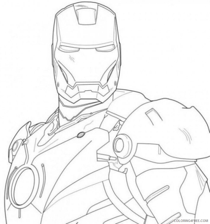 Avengers Printable Coloring Pages Printable Sheets Avengers Iron Man Pages 2021 a 4194 Coloring4free