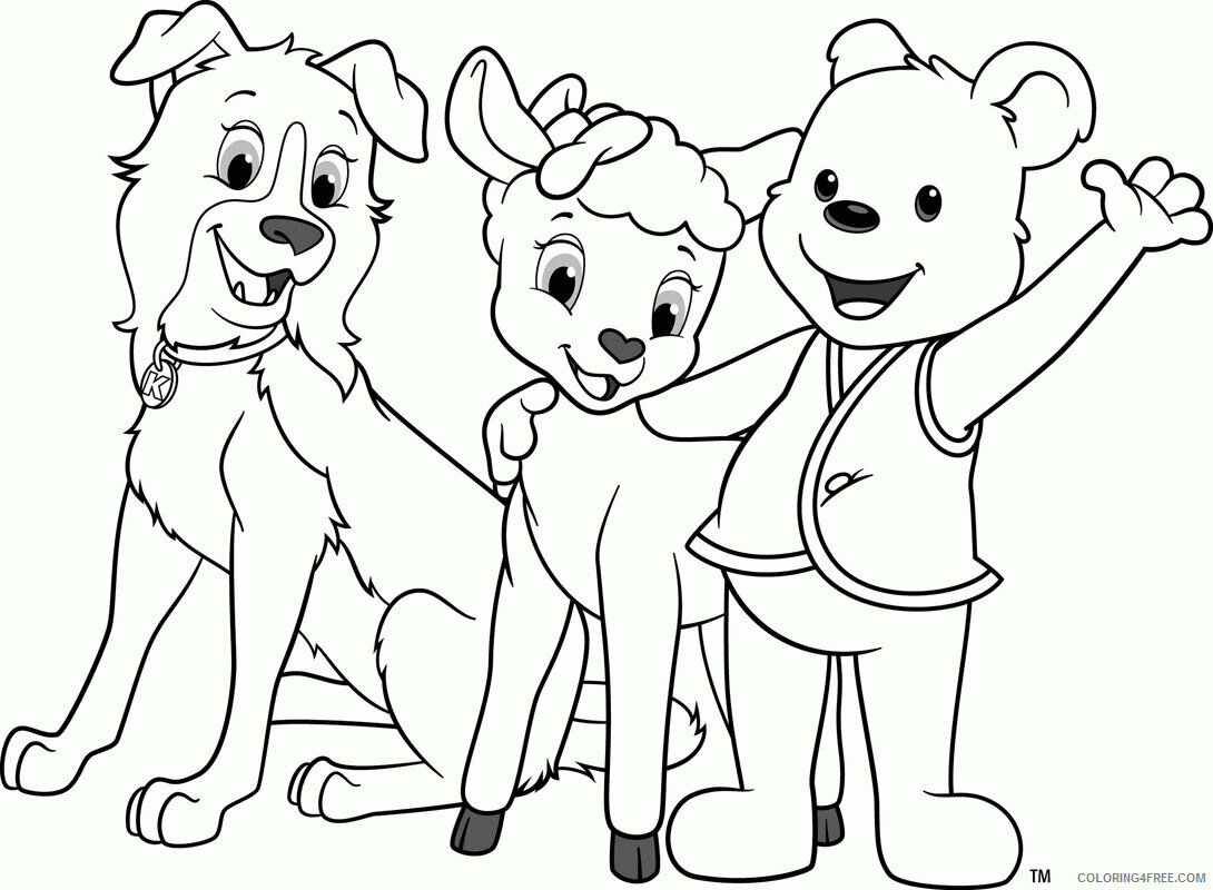 Awana Cubbies Coloring Pages Printable Sheets Awana Cubbies Bear Sheep Dog 2021 a 4213 Coloring4free