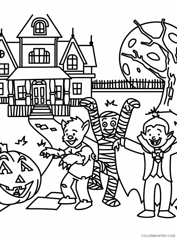 Awesome Coloring Books Printable Sheets 20 Awesome Halloween Pages 2021 a 4221 Coloring4free