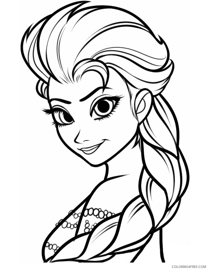 Awesome Coloring Pages Printable Sheets Frozen page Just in 2021 a 4251 Coloring4free