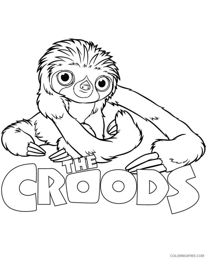Awesome Coloring Pages Printable Sheets The Croods Belt page 2021 a 4258 Coloring4free