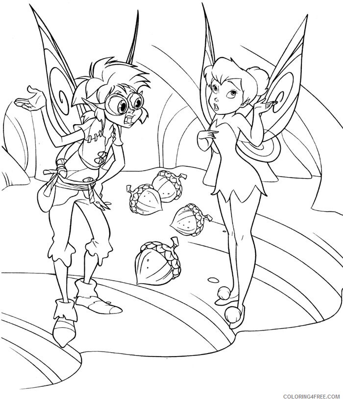 Awesome Coloring Pages Printable Sheets Tinker Bell Bobble and Tinker 2021 a 4259 Coloring4free