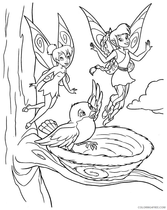 Awesome Coloring Pages Printable Sheets Tinker Bell Tinker Bell Fawn 2021 a 4260 Coloring4free