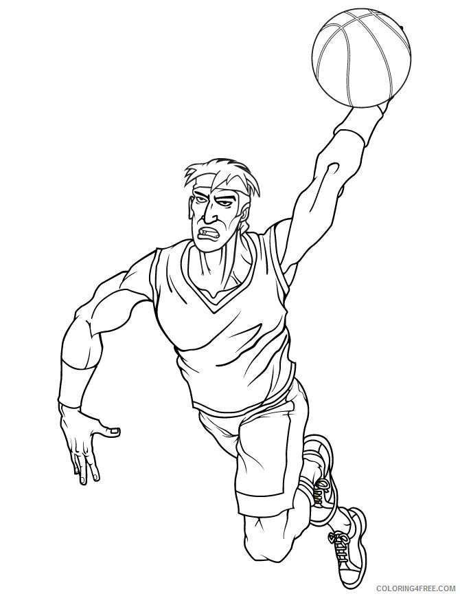 Awesome Coloring Pages for Teenagers Printable Sheets Awesome Slam Dunk 2021 a 4262 Coloring4free