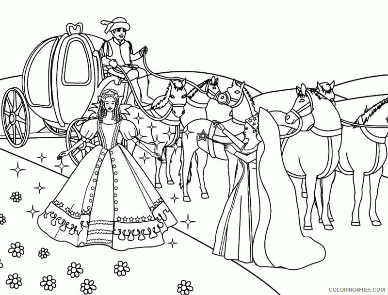 Awesome Coloring Pictures Printable Sheets Cinderella Being Awesome Page 2021 a 4274 Coloring4free