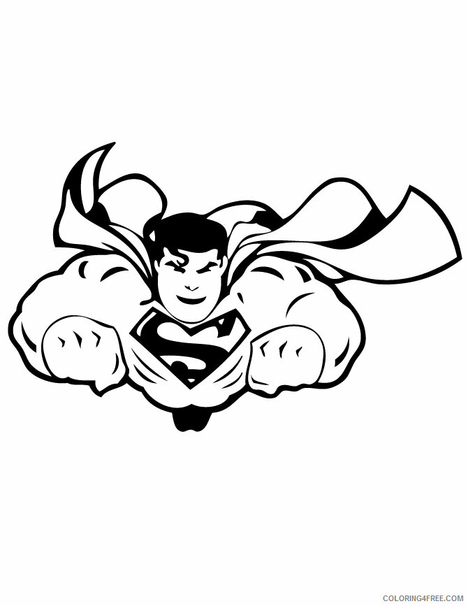 Awesome Coloring Pictures Printable Sheets Download Awesome Flying Superman 2021 a Coloring4free
