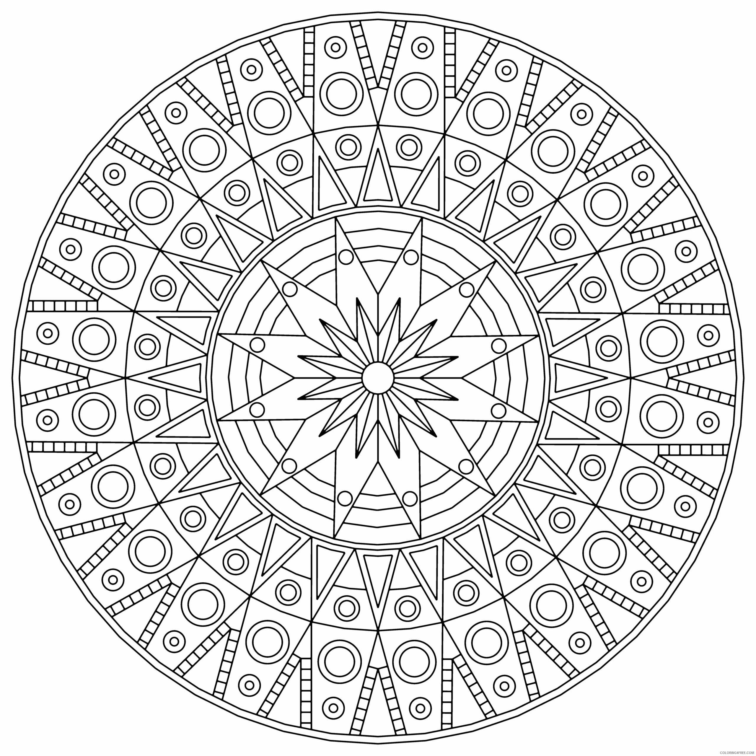 Awesome Design Mandala Coloring Pages Free Printable Printable Sheets 2021 a 4288 Coloring4free
