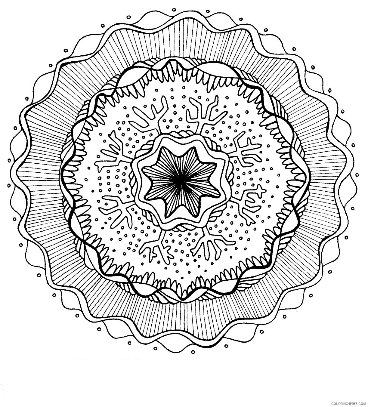 Awesome Design Mandala Coloring Pages Free Printable Sheets Free 2021 a 4300 Coloring4free