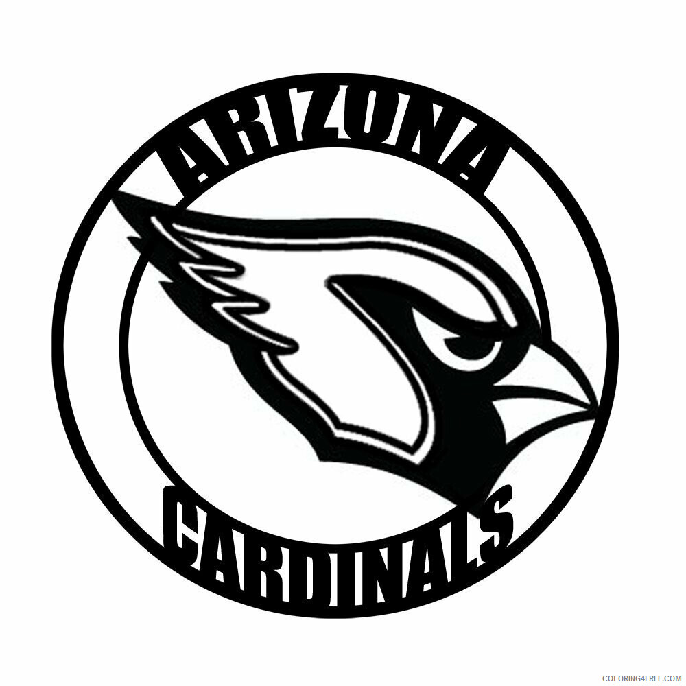 Az Cardinals Coloring Pages Printable Sheets Arizona Cardinals Sheets Coloring 2021 a 4356 Coloring4free