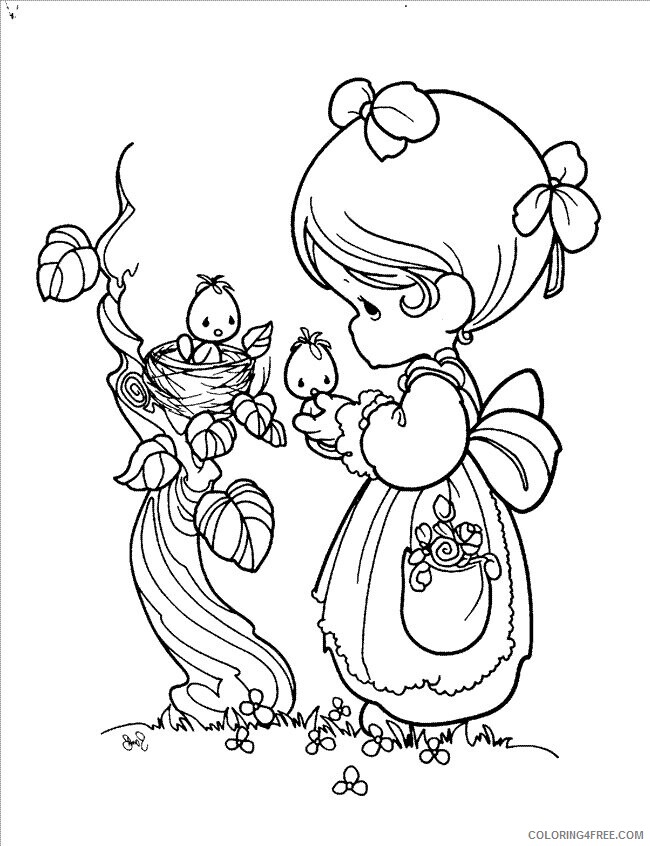 Az Coloring Pages Angel Printable Sheets Difficult Page Precious Moments 2021 a 4406 Coloring4free