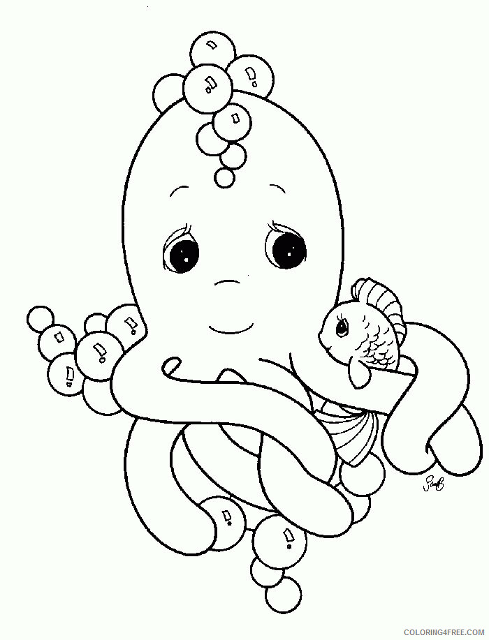 Az Coloring Pages Angel Printable Sheets Languages Precious Moments Angel 2021 a 4410 Coloring4free