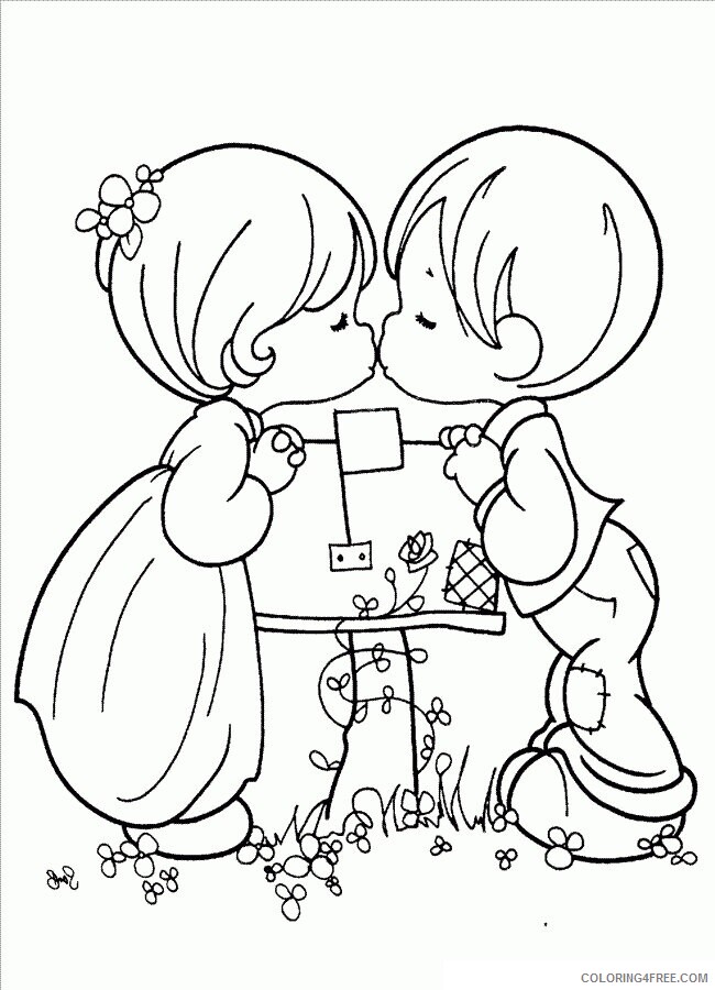 Az Coloring Pages Angel Printable Sheets Online Precious Moments Angel 2021 a 4413 Coloring4free