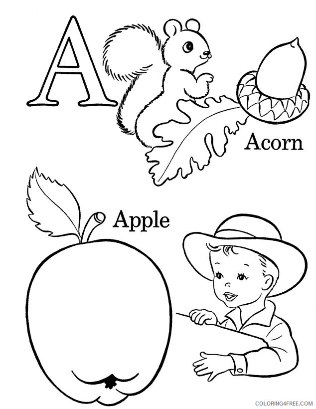 Az Coloring Pages Printable Sheets 001 alphabet gif 2021 a 4361 Coloring4free
