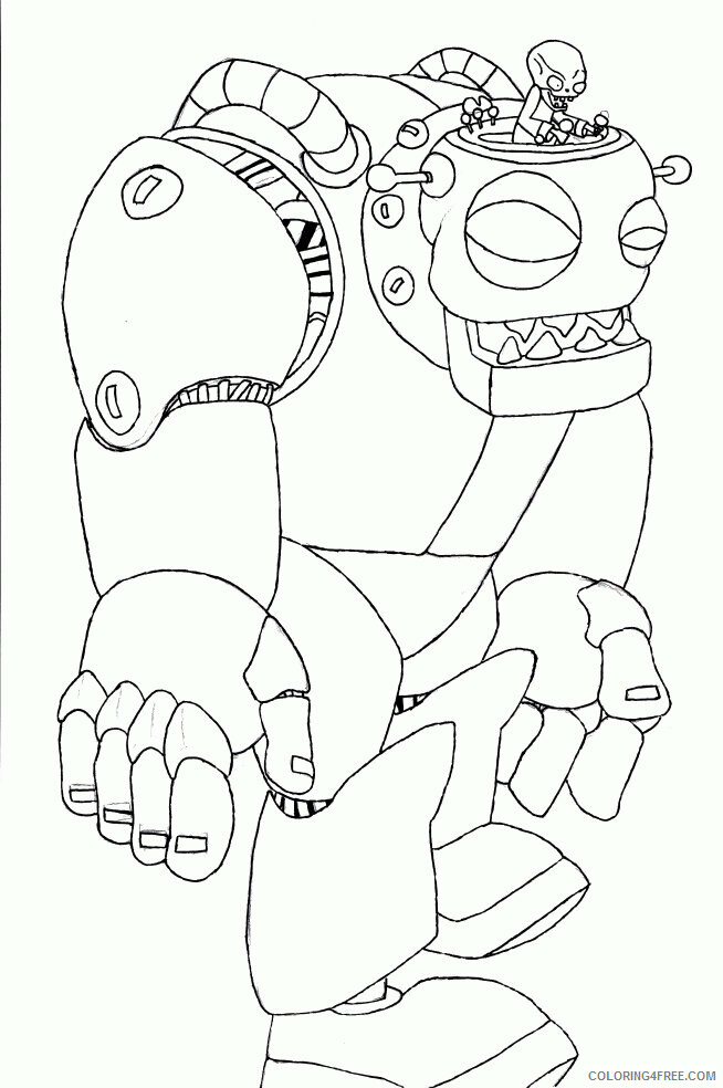 Az Coloring Pages Printable Sheets Related Robot item 2021 a 4375 Coloring4free