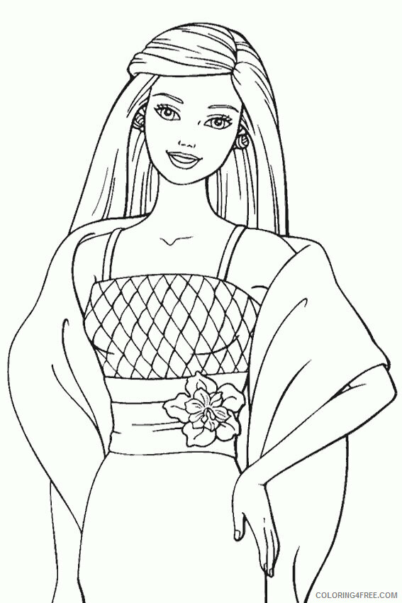 Az Coloring Pages of Dolls for Kids Printable Sheets Baby Doll for 2021 a 4465 Coloring4free