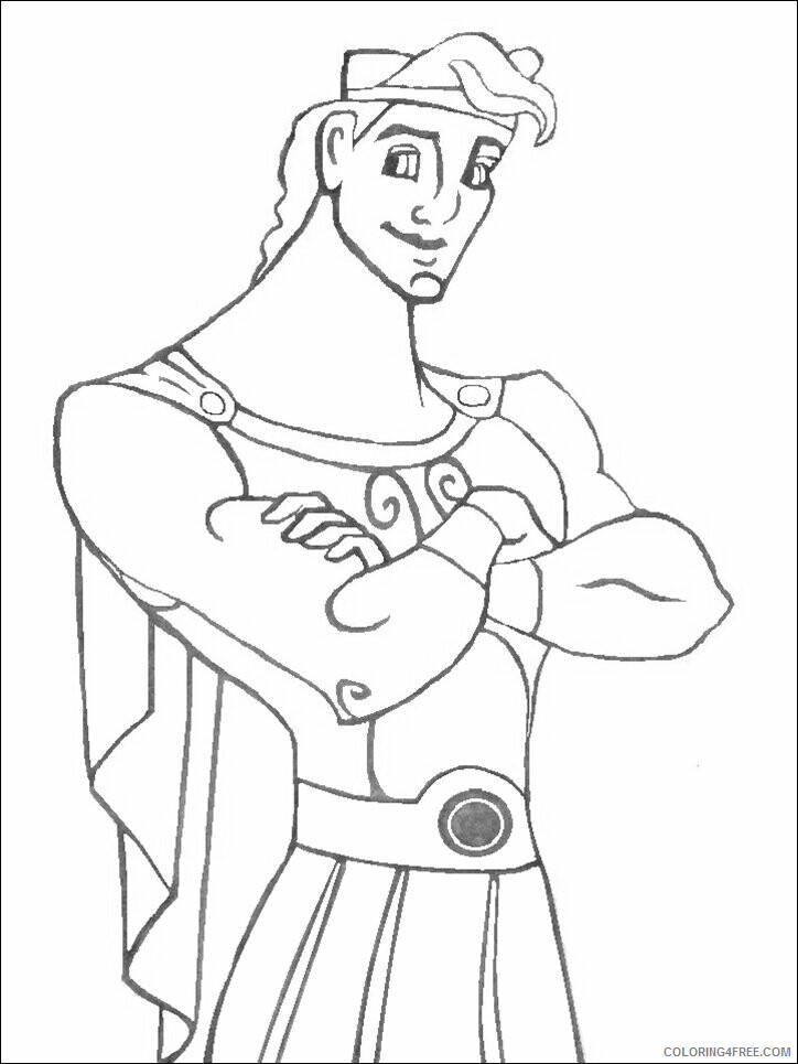 Az Coloring Pages of Hercules Printable Sheets Disneys Hercules by Comic book 2021 a 4489 Coloring4free