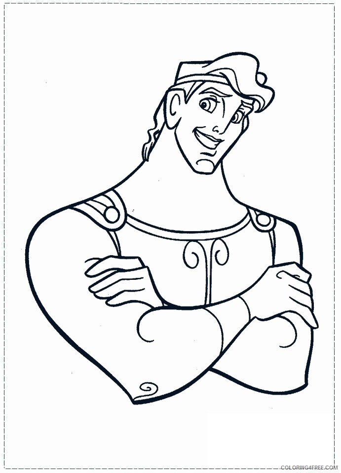 Az Coloring Pages of Hercules Printable Sheets Hercules Pages 2021 a 4493 Coloring4free