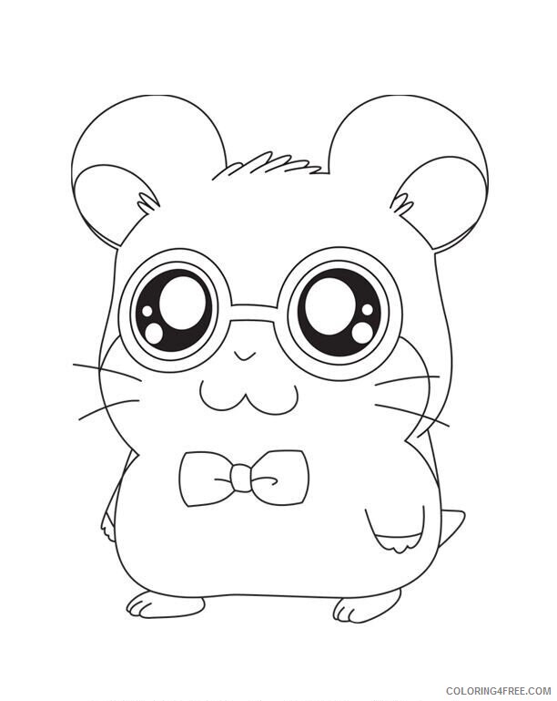 Az Hamtaro Coloring Pages Printable Sheets Cute Animal Hd 2021 a 4530 Coloring4free